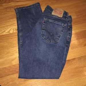 Levi Blue Jeans 514 W32 L32
